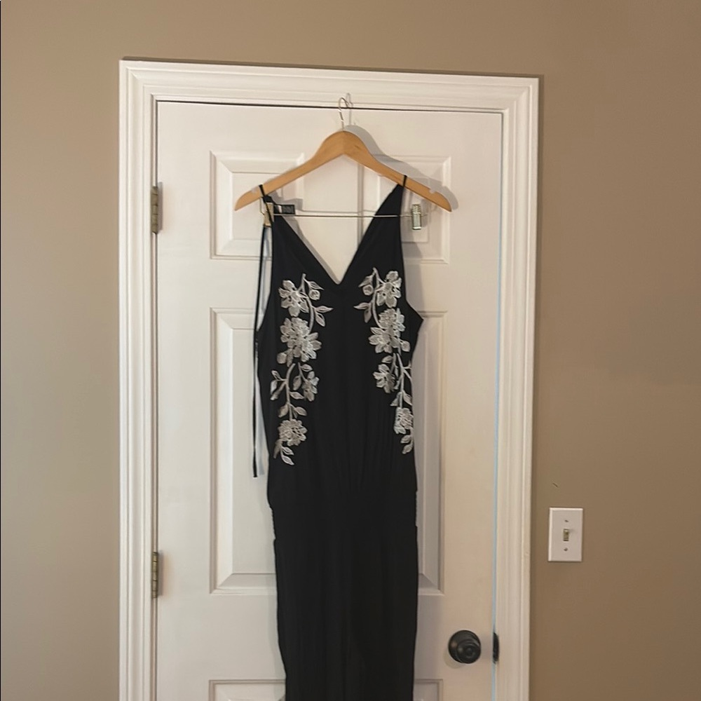 I.N.C. Floral embroidered jumpsuit